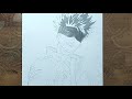 Drawing gojo saturo from jujutsu kaisen