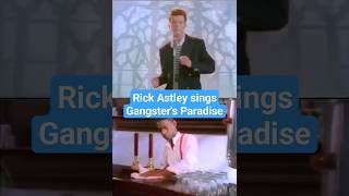 Rick Astley Gangstas Paradise  Ai Cover Rickroll rickastley gangstersparadise rickroll shorts