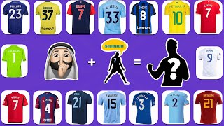 Can You Guess the SONG EMOJI and JERSEY of FOOTBALL Player Neymar,|Ronaldo, Messi, Haaland (PART 6)