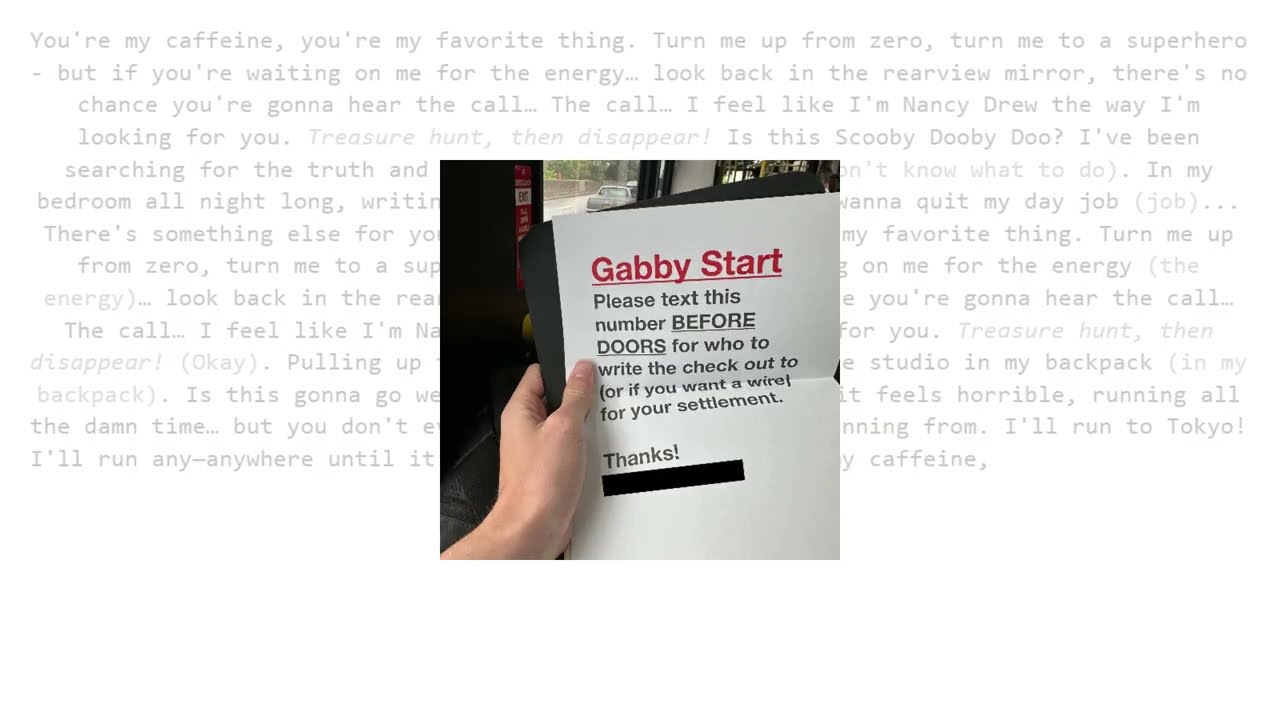 gabby start - Caffeine (09/10/2025)