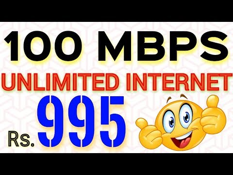 100 MBPS Unlimited Connection only at Rs.995/- | Data Dock