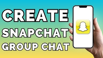 How To Make a GROUP CHAT in Snapchat