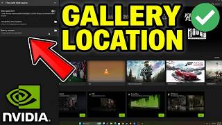 Nvidia Overlay How to Change Gallery Save File location