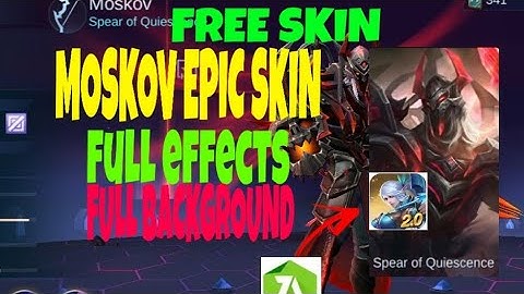 MOSKOV EPIC SKIN SCRIPT | MOBILE LEGENDS | WATCH FULL VIDEO
