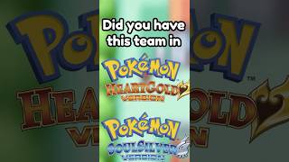 The MOST OVERUSED team of Pokémon HeartGold/SoulSilver