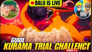 How To Complete The Nine Tailed Fox Kurama Trail Challenge🔥BGMI 4.5 Update Guide Easy Tricks✅