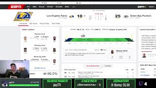 Athlete Statistics 2020 NFC Divisional Playoffs Rams vs Packers Play By Play Highlights