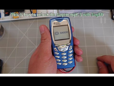 How To Unlock The Sagem MyX 5 With SagDD 