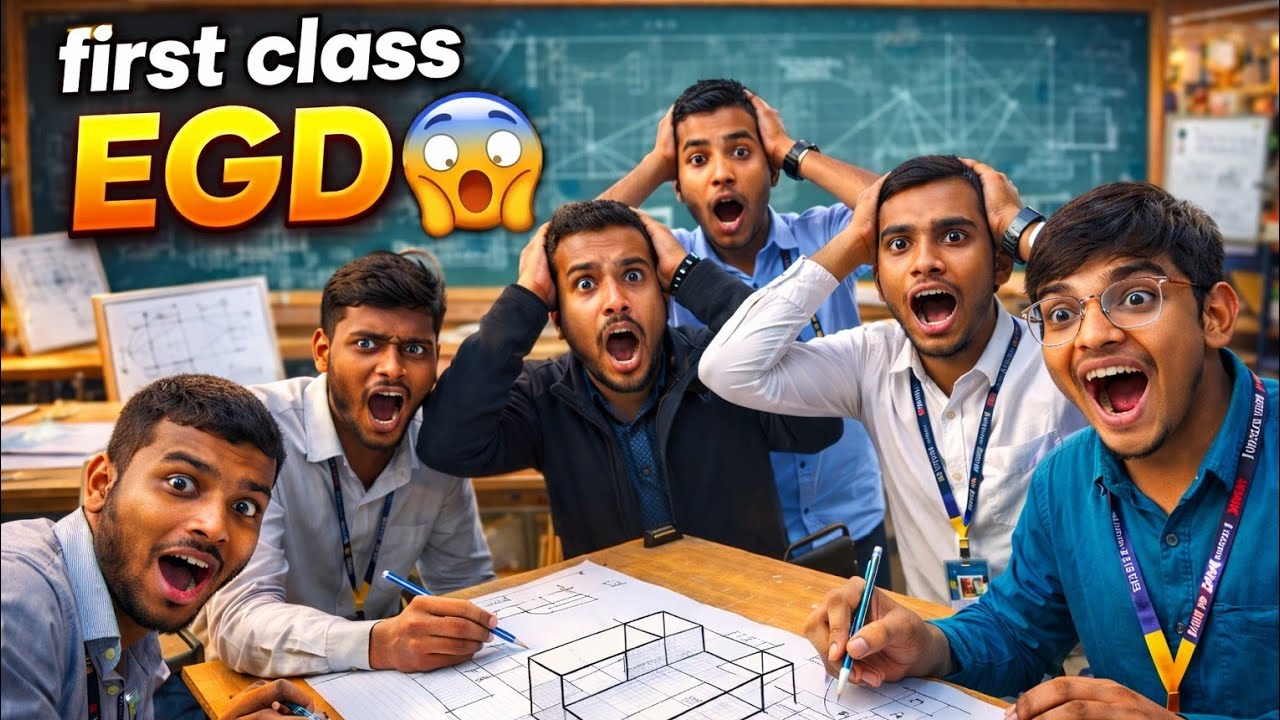 😱Engineering Graphic Design | First Class Classroom Tour | New Semester Vlog