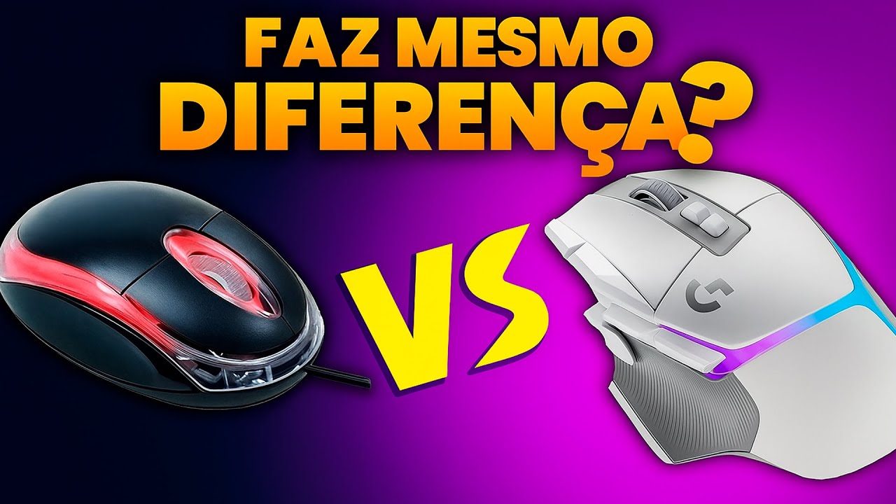 Qual a diferença de um Mouse Gamer para um Mouse Comum?
