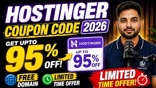 Hostinger Coupon Code 2026 | Hostinger Promo Codes 2026 | Get free Domain | Hostinger mega discount