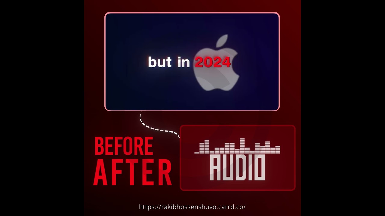 apple Before after