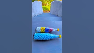 Breaking glass bottle ⚠️🔥 Crushing Crunchy & Soft Things #asmr #shorts #asmrsound #satisfyingvideo