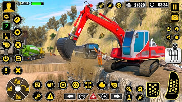 House Demolish JCB Excavator Driving Game - Construction Simulator 3D - Android Gameplay