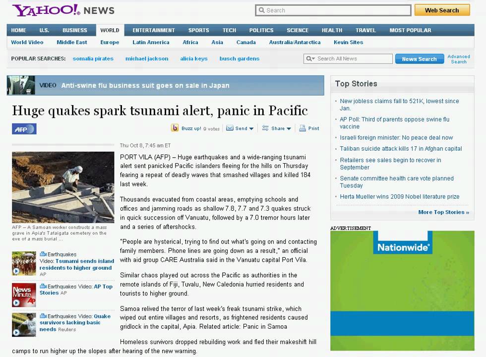 Display Banner Ad Yahoo News Youtube