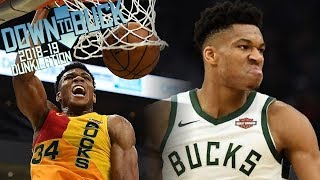 Giannis Antetokounmpo All 279 Dunks Full Highlights 2018-19 Season Dunkilation