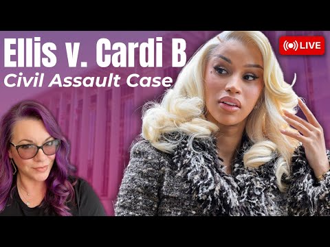 Thumbnail for Ellis v. Cardi B Civil Assault Trial - Opening Statements, Witnesses, Cardi B testimony pt. 1