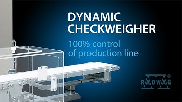 Checkweigher for 100% control of production line