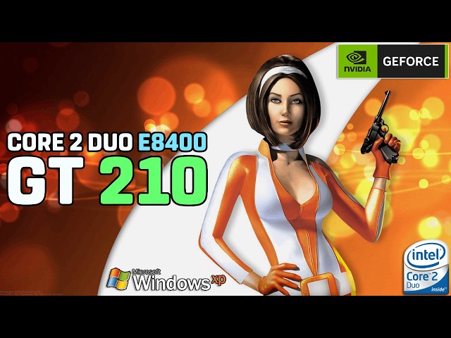 Core 2 Duo E8400 + GT 210 on Windows XP - Test in 50 Games - YouTube