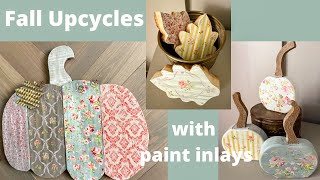 Fall Upcycles | IOD Paint Inlays