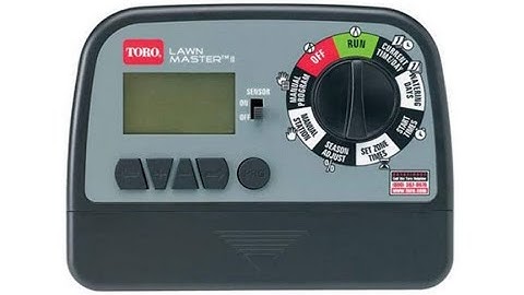 Toro 53806 Lawn Master II 6-Zone Landscape Sprinkler System Water Timer - Overview