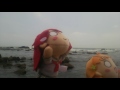 日南の海で、はしゃぐ千歌ちゃん