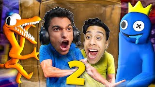 الهروب من الشخصيات الجديدة في لعبة  أصدقاء القوس قزح الاشرار (رهيب)🌈😮 | Rainbow Friends Chapter 2