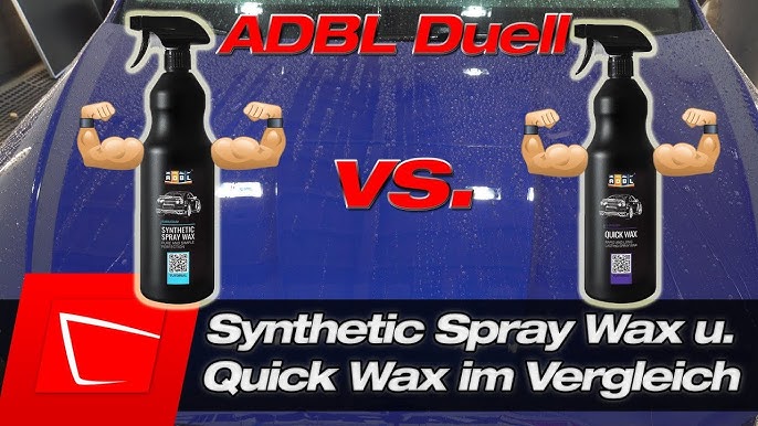 Erfahrungen zum neuen ADBL Synthetik Spraywax - Fahrzeugwäsche 
