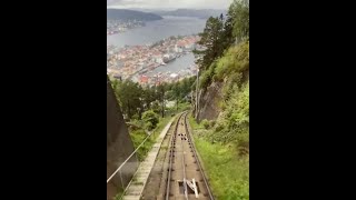 Bergen, Norway Funicular Ride
