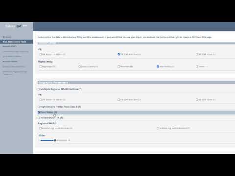 Flight Risk Assessment Tool