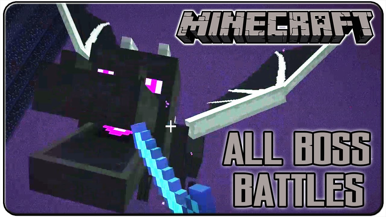 bind nylon Smadre Minecraft All Bosses - YouTube