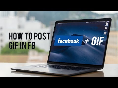 Tutorial How to upload and post Gif animation in Facebook