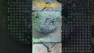 Cpu bga black paste remove heating temperature #holidayswithshorts #smartphone #repair #shorts