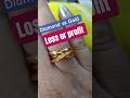 Why I Exchanged My Tanishq Diamond Ring for 22KT Gold 💍😳 #Shorts