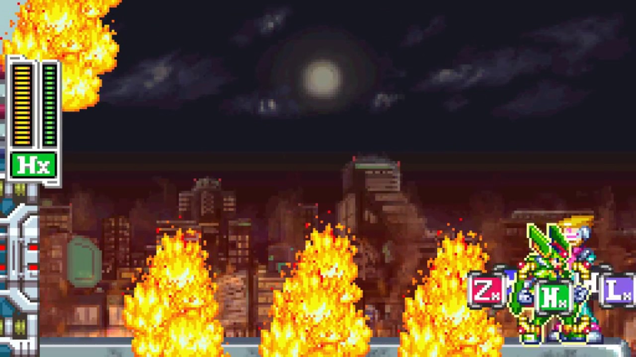 Megaman ZX [Hard] Part 6 - Fight the Mavericks/Fistleo (NO DAMAGE