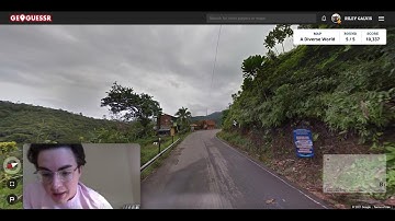 Geoguessr: A Diverse World, no moving/panning/zooming, Round 2. Almost perfect guess!