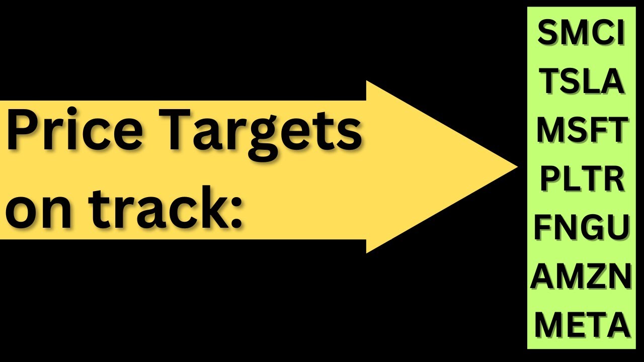 Our price targets are still intact and these AI stocks doing well. YouTube