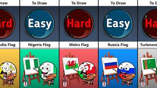 Easy Flags vs Hard Flags to Draw (Part 2)