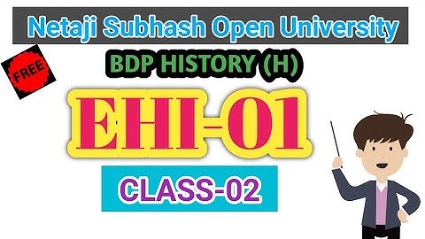 💐 NSOU BDP History MCQ Answer 2021 || EHI-01 || 1ST YEAR