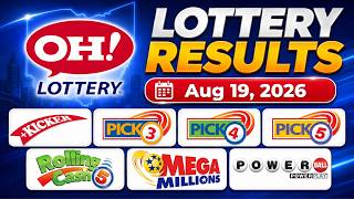 Ohio Lottery Results Today - August 19 2026