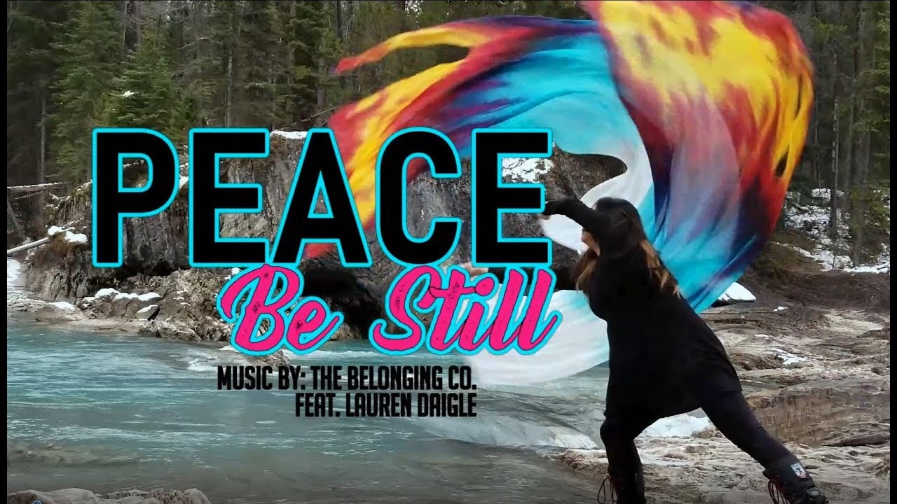 Worship Flags dance Peace Be Still by The Belonging Co. feat Lauren Daigle  ft Claire CALLED TO FLAG