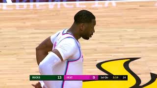 Dwyane Wade's Return 2.9.18 Full Highlights vs Bucks February 2018 NBA Season