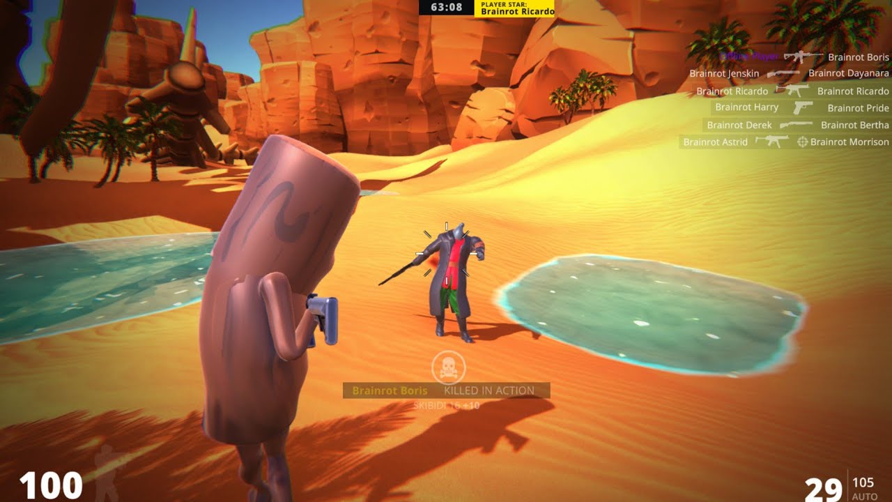 Tralalero Tralala Battle Royale PS4,PS5: Геймплей (Эта игра невероятна)