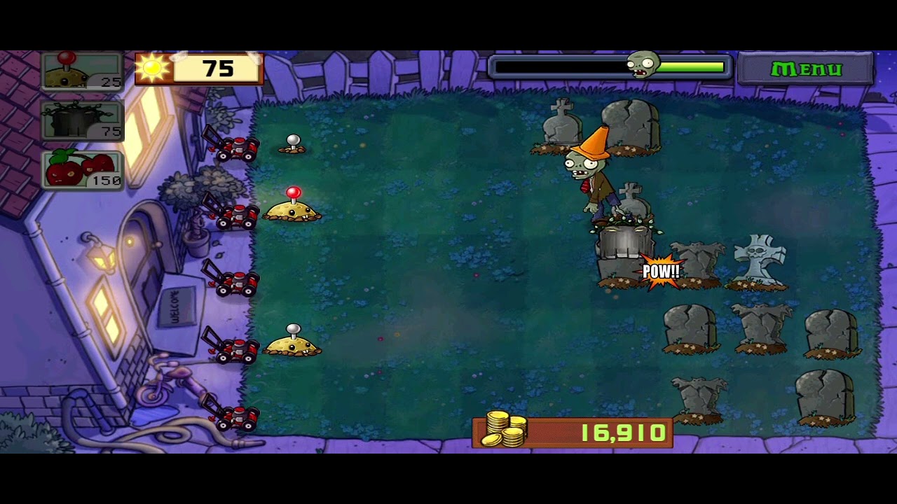Plants vs Zombies | Whack a Zombie | Bonus Game - YouTube