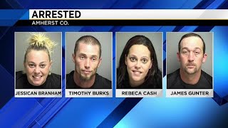 Four arrested in Amherst County Wealth