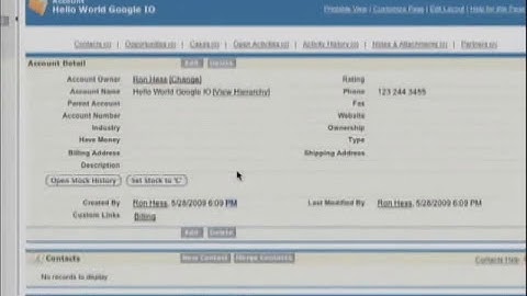Google I/O 2009 - ..Google App Engine for Java w/ Force.com