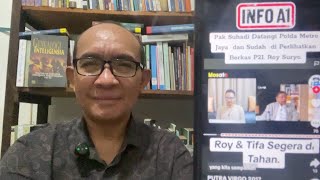 GEGER! KOMBES IMAN “UNDANG” KUBU ROY SURYO LIHAT SURAT P21 DI POLDA METRO? LAWAN NYINYIR! SIMAK INI!