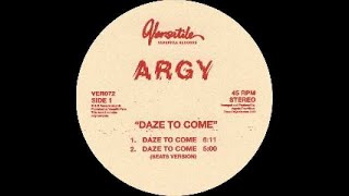 VER072 : Argy - Daze To Come (Beats Version)