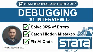 Stata Debugging Strategies: How to Fix 95% of Errors