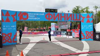 Московский полумарафон 2024 - забег на 5 км, финиш первого мужчины